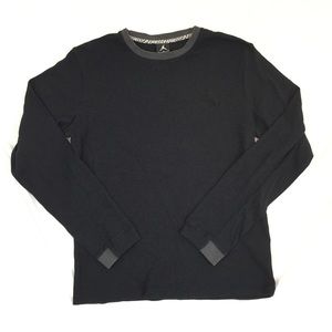 Air Jordan Black Thermal Long Sleeve Top